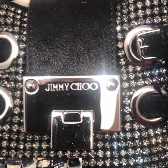 ‼️WOW‼️CRYSTAL Rhinestone JIMMY CHOO BAG‼️EUC ! LIMITED EDITION‼️ - Picture 7 of 16